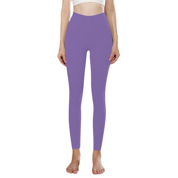 Jsaierl Women's Fleece Lined Leggings High Waist Thick Warm Tights Butt Lifting Cotton Pants Soft Gym Yoga Legging