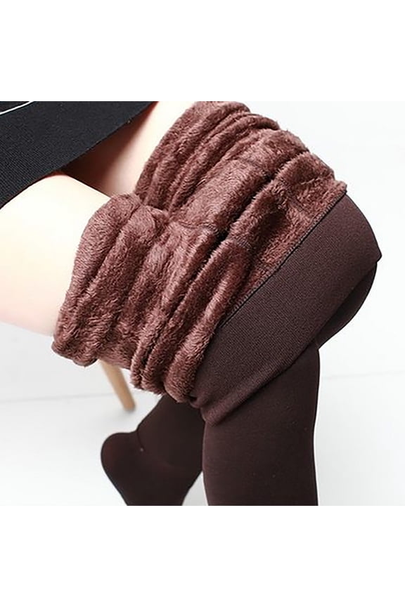 Women's Fleece Lined Leggings High Waist Thick Warm Tights Butt Lifting Fuzzy Pants Petite Athletic Yoga Legging