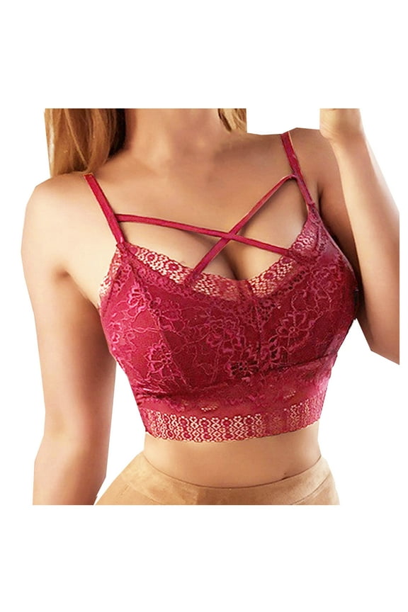 Women's Lace Bras Plus Size Support Underwire Bra Seamless Breathable Bralettes Shapewear Full Figure T-Shirt Bras