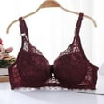thumbnail image 1 of Jsaierl Women's Lace Bras Wirefree Support T-shirt Bras Cotton Comfort Bralettes Cozy Breathable Full Figure Bras, 1 of 3