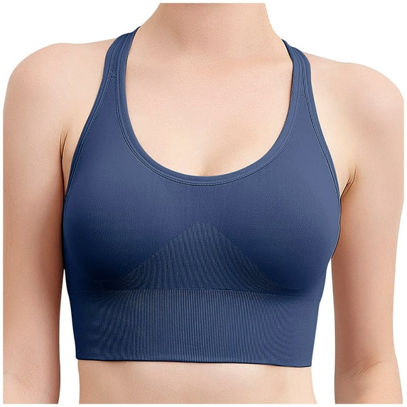 Jsaierl Women's Sports Bras High Impact Support Underwire Bra Seamless Comfortable Bralettes Shapewear Yoga Gym Bras