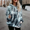 thumbnail image 1 of Jsaierl Womens Athletic Fuzzy Hoodies Sherpa Pullover Hoodie for Women Zip Oversized Plush Hoodie with Pockets, 1 of 3