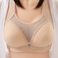 thumbnail image 1 of Jsaierl Womens Bras No Wire Push Up T-shirt Bras Seamless Full Coverage Bralettes Soft Daily Full Figure Bras, 1 of 3