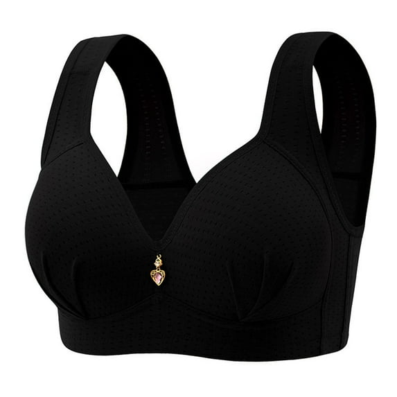 Jsaierl Womens Bras No Wire Push Up T-shirt Bras Seamless Padded Bralettes Elegant Everyday Full Figure Bras