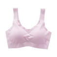 thumbnail image 1 of Jsaierl Womens Bras Wirefree Lift T-shirt Bras Seamless Padded Bralettes Stretch Daily Full Figure Bras, 1 of 2