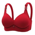 thumbnail image 1 of Jsaierl Womens Bras Wirefree Push Up T-shirt Bras Older Women Seamless Comfy Bralettes Shapewear Everyday Full Figure Bras, 1 of 4