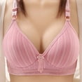 thumbnail image 1 of Jsaierl Womens Bras Wirefree Support T-shirt Bras Seamless Padded Bralettes Stretch Everyday Full Figure Bras, 1 of 9