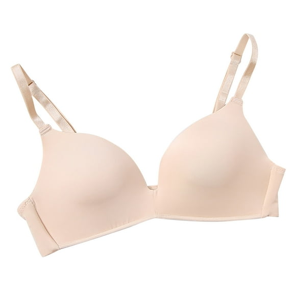 Jsaierl Womens Bras Wireless Push Up T-shirt Bras Seamless Full Coverage Bralettes Shapewear Breathable Full Figure Bras