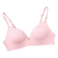 thumbnail image 1 of Jsaierl Womens Bras Wireless Push Up T-shirt Bras Seamless Full Coverage Bralettes Shapewear Breathable Full Figure Bras, 1 of 5