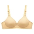 thumbnail image 1 of Jsaierl Womens Bras Wireless Support Underwire Bra Seamless Breathable Bralettes Elegant Full Figure T-Shirt Bras, 1 of 5