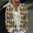 thumbnail image 1 of Jsaierl Womens Christmas Cardigan Sweaters Plus Size Dressy Long Sleeve Cute Printed Open Front Button Knit Outwear, 1 of 3