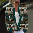 thumbnail image 1 of Jsaierl Womens Christmas Cardigan Sweaters Plus Size Dressy Long Sleeve Cute Printed Open Front Button Knit Outwear, 1 of 3