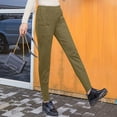 thumbnail image 1 of Jsaierl Womens Fleece Lined Leggings High Waist Warm Thick Tights Butt Lifting Sherpa Pants Slim Athletic Workout Legging, 1 of 6