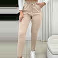 thumbnail image 1 of Jsaierl Womens Fleece Lined Leggings Tummy Control Warm Thick Tights Butt Lifting Cotton Pants Slim Athletic Workout Legging with Pockets, 1 of 7