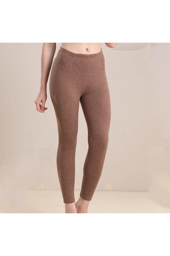 Womens Fleece Lined Leggings Tummy Control Warm Thick Tights Butt Lifting Sherpa Pants Slim Cozy Yoga Legging