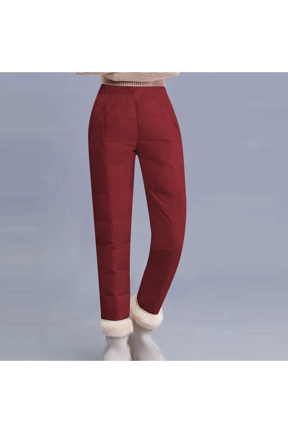 Womens Fleece Lined Leggings Winter Thick Warm Tights Butt Lifting Cotton Pants Slim Athletic Yoga Legging