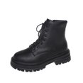 thumbnail image 1 of Jsaierl Womens High Platform Ankle Boots Lace up Fashion Combat Booties, 1 of 5