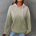 thumbnail image 1 of Jsaierl Womens Hoodies Cute Gradient Print Hoodies Sweatshirts Holiday Sweaters Workout Long Sleeve Top Hoodie Womens Hoodies Under $20, 1 of 6