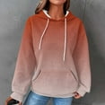 thumbnail image 1 of Jsaierl Womens Hoodies Oversized Gradient Print Hooded Sweatshirts Lightweight Sweaters Comfort Long Sleeve Top Hoodie Womens Hoodies, 1 of 6