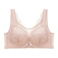 thumbnail image 1 of Jsaierl Womens Lace Bras No Wire Push Up T-shirt Bras Seamless Sexy Bralettes Shapewear Everyday Full Figure Bras, 1 of 3