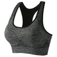 thumbnail image 1 of Jsaierl Womens Sports Bras Wirefree Support T-shirt Bra Seamless Full Coverage Bralettes Flexed Fit Yoga Workout Bras, 1 of 6