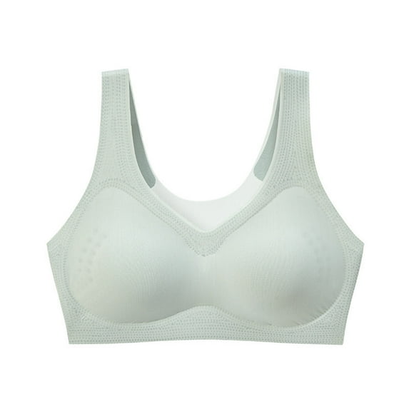 Jsaierl Womens Sports Bras Wireless Push Up T-shirt Bra Seamless Padded Bralettes Shapewear Yoga Gym Bras