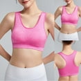 thumbnail image 1 of Jsaierl Womens Sports Bras Wireless Yoga Training T-shirt Bra Seamless Full Coverage Bralettes Shapewear Lift Sports Bras, 1 of 4