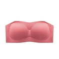 thumbnail image 1 of Jsaierl Womens Strapless Bras Wirefree Support Underwire Bra Seamless Comfy Bralettes Elegant Full Coverage T-Shirt Bras, 1 of 5