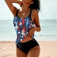 thumbnail image 1 of Jsaierl Womens Two Piece Tankini Swimsuits Tummy Control Casual Boho Print Push Up Swimwear Conservative Tankini Tops with Boyshorts Tankini Bathing Suits S-2XL, 1 of 5