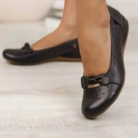 Jsaierl Womens Wedge Sandals Casual Summer Close Toe Sandals Comfy Arch Support Sandals Boho Wedding Sandal Size 8.5