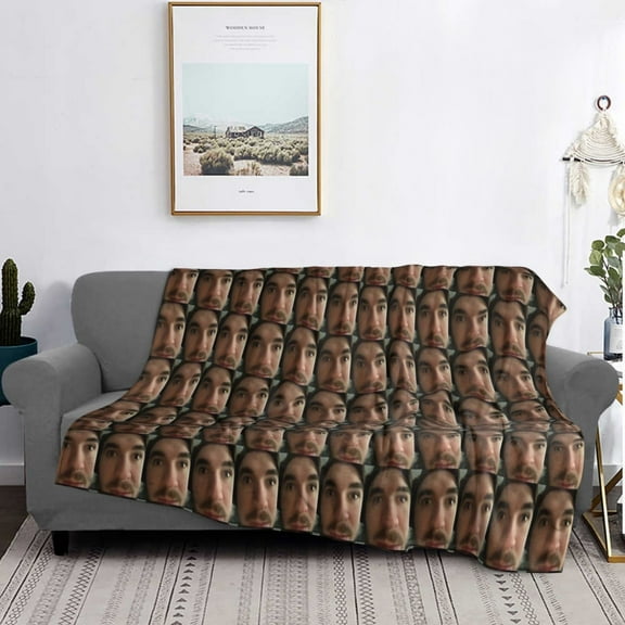 Jschlatt Flannel Blanket Funny Ultra-Soft Micro Warm Throw Blanket Fleece Blanket Interesting Gift 40"X30"