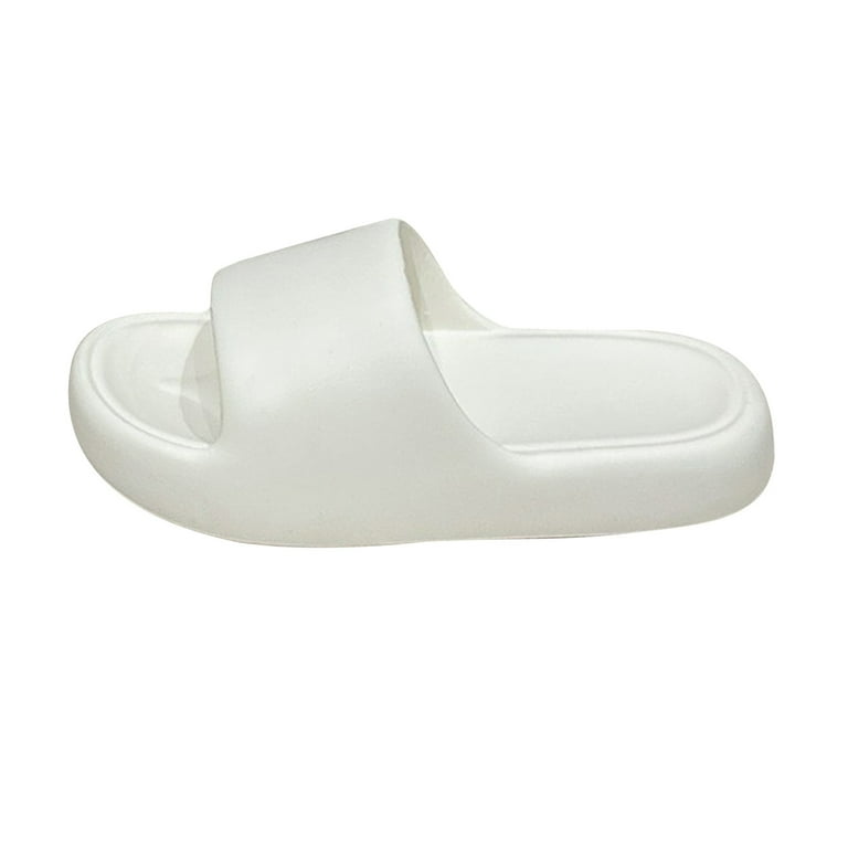 White best sale slippers walmart