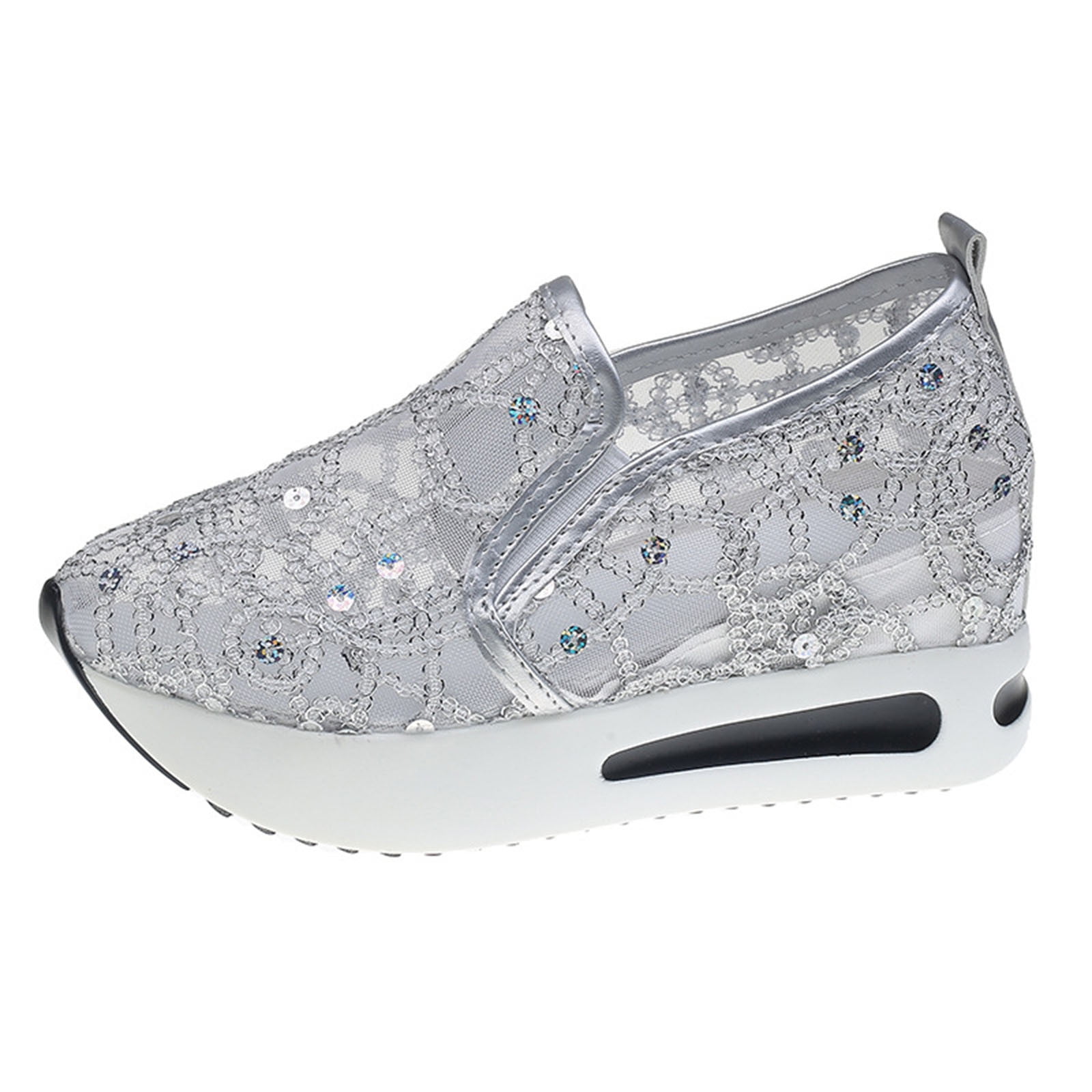  Orthopedic Platform Sneakers for Women Dressy Sparkly