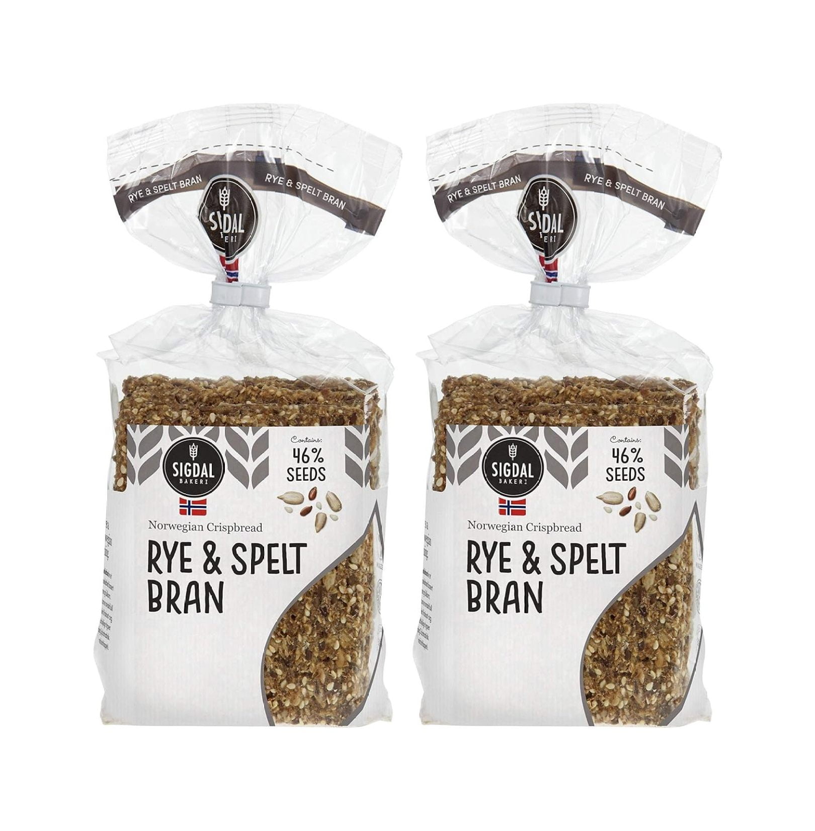 Jsmark All Natural Norwegian Crispbread Non GMO, Vegan, Sugar , High