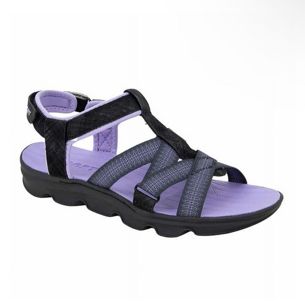 Jsport Women's sandals, Comfort Ankle Strap Light Weight Casual Walking Sandals