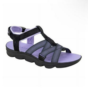 Jsport Women's sandals, Comfort Ankle Strap Light Weight Casual Walking Sandals