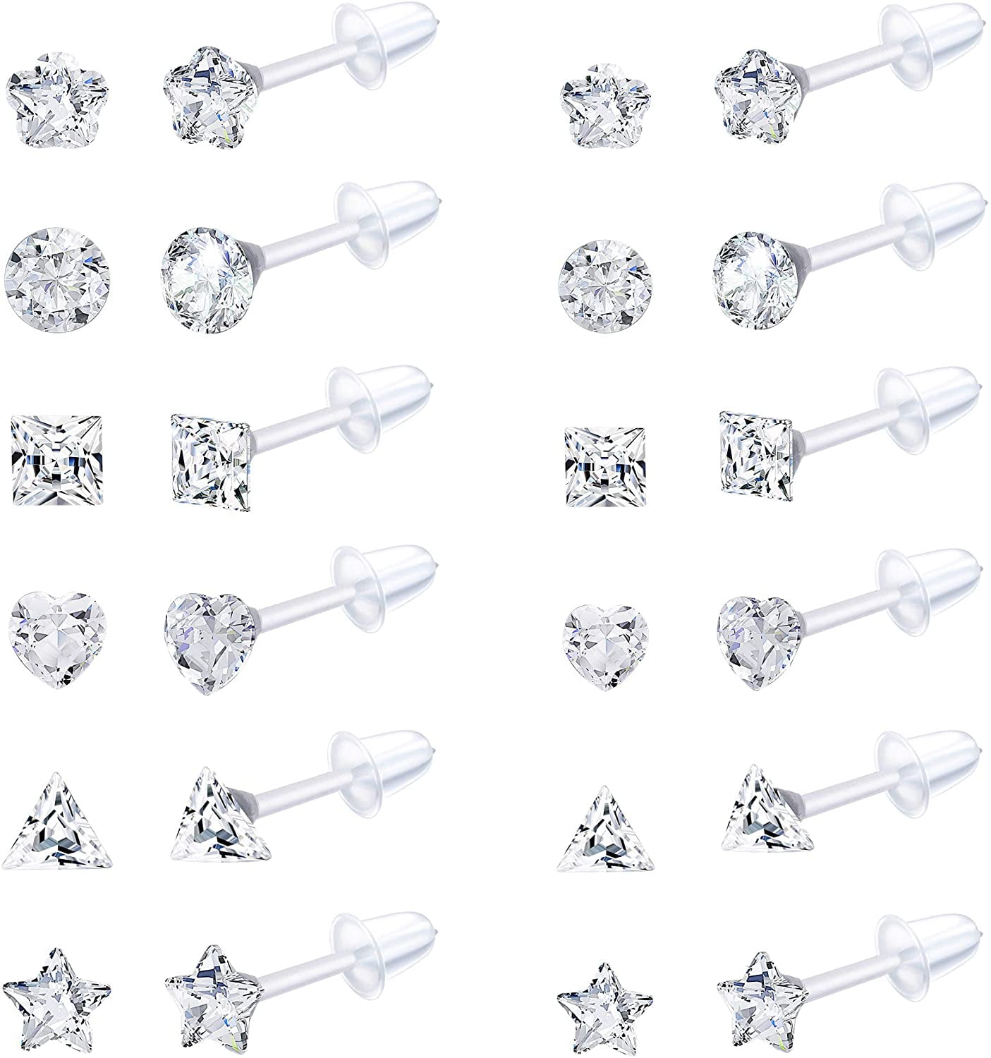 Acrylic post earrings deals
