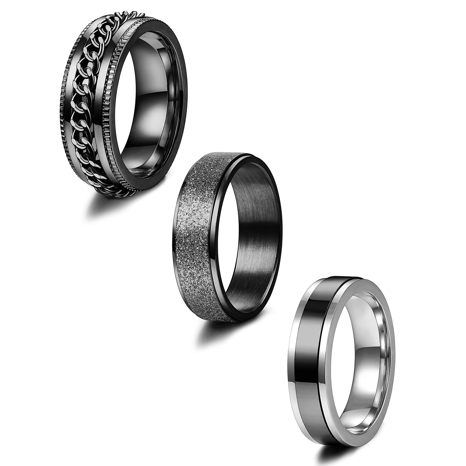 Stainless Steel Rings For Women Jstyle Stainless Steel Men's Rings