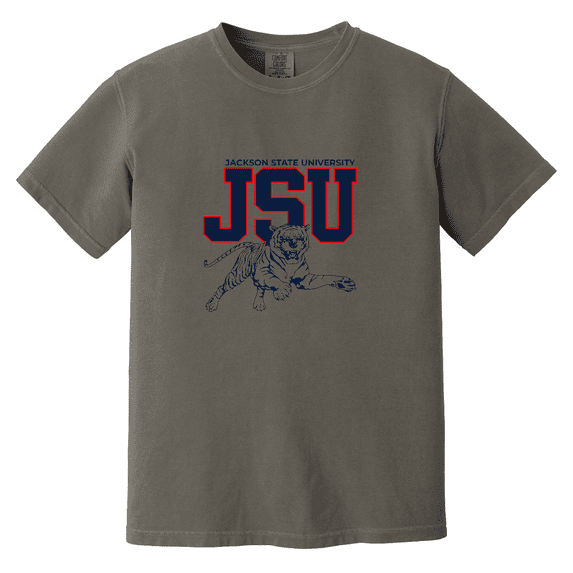 Jsu jackson state university tigers hbcu fan alumni go comfort colors t-shirt, for men & women, up to size 4XL