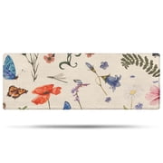 Jswuffx Spring Bathroom Rugs Absorbent Non-slip Bathroom Rugs 1pcs