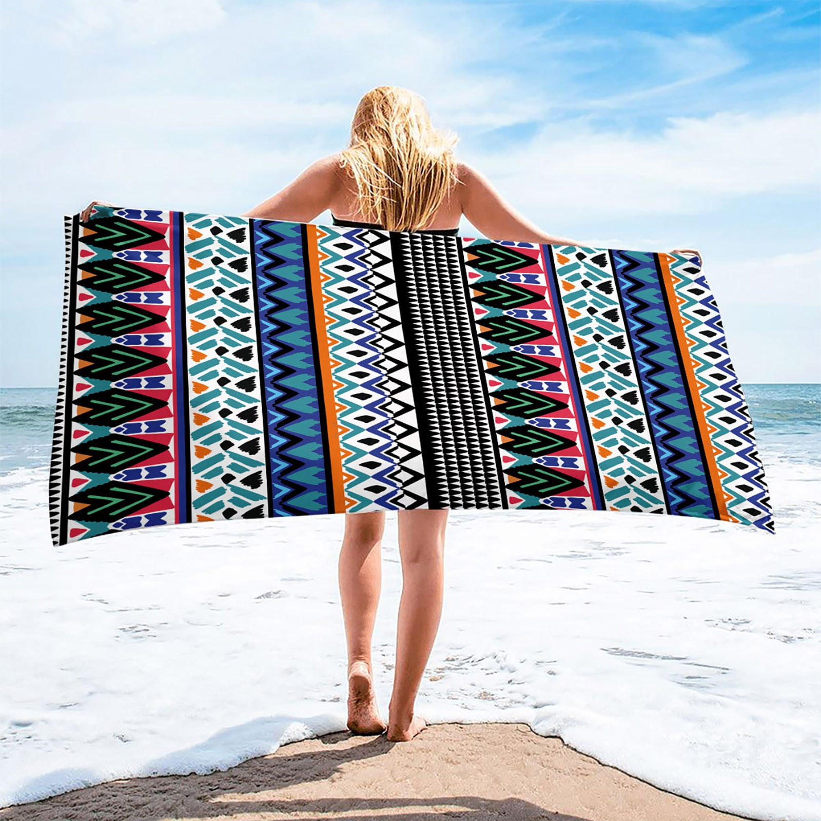 Jsykt Beach Towel Oversized - 30 x 60 Inch Extra Large Pool Towel, Soft ...
