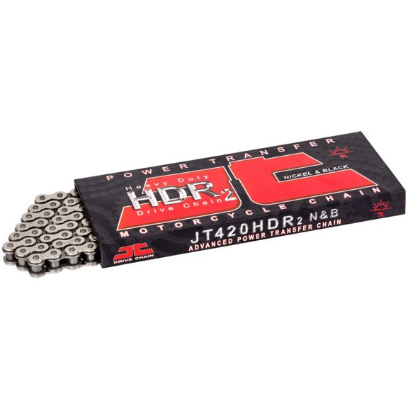 110 Links JT Sprockets 420HDR Heavy Duty Non O-Ring Chain