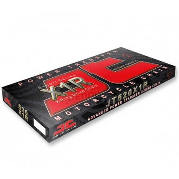 Jt Drive Chain JTC520X1R118DL 520 X1R Super Heavy Duty Expert Series X-Ring Sealed Drive Chain - 118 Links (Natural)