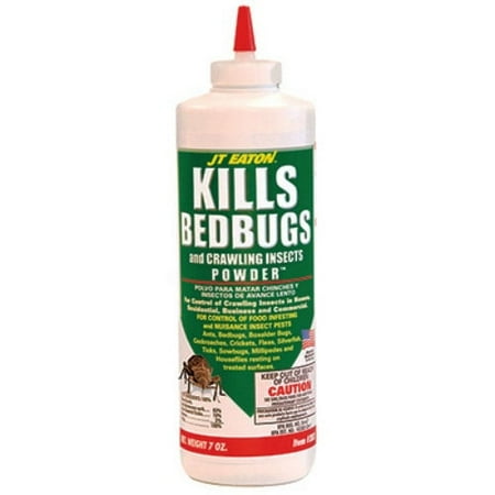 JT Eaton 203 Bedbug and Crawling Insect Powder with Diatomaceous Earth, 7-Ounce bottle