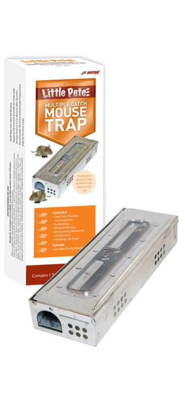 JT Eaton 428CL Little Pete Mechanical Mouse Trap with Clear Inspection Window