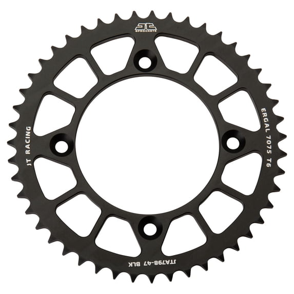 Jt New Aluminum Racelite Rear Sprocket, 554-79847BK