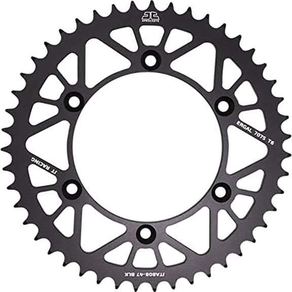 Jt New Aluminum Racelite Rear Sprocket, 554-85351BK