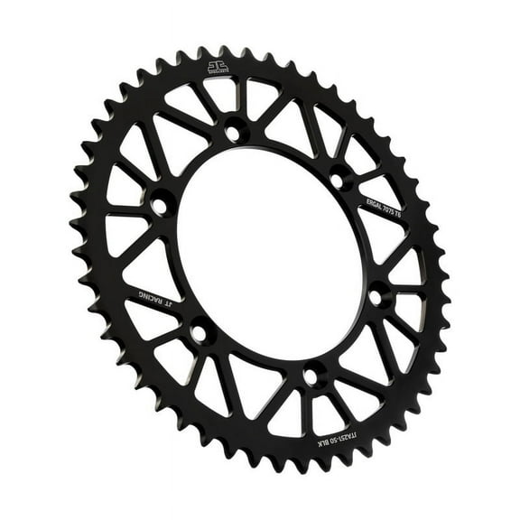 JT Racelite Aluminum Black Rear Sprocket 50 Tooth (JTA251.50BLK)
