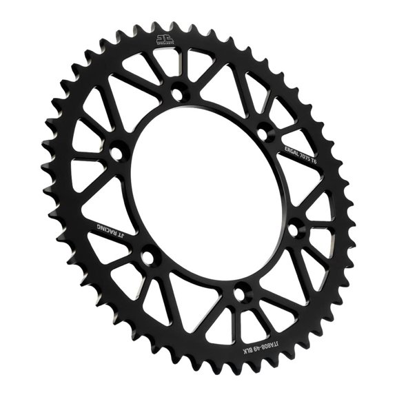 JT Racelite Aluminum Black Rear Sprocket 48 Tooth (JTA808.48BLK)