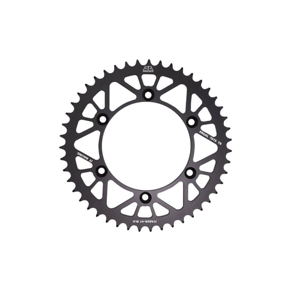 Jt Sprockets JTA808.52BLK Racelite Aluminum Rear Sprocket - 52T (Black)